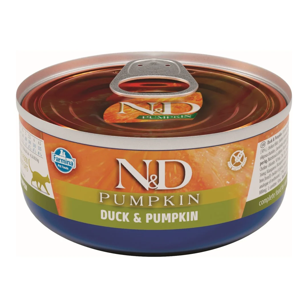 ND Pumpkin Duck Cat 70g