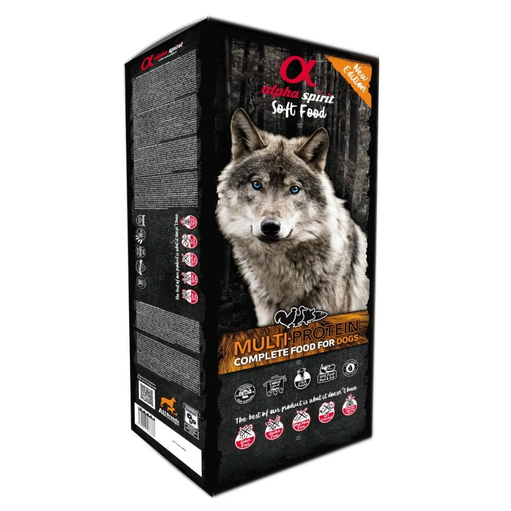 ALPHA Spirit MULTIPROTEIN 9kg (45x200g) półwilgotna miękka karma w tackach