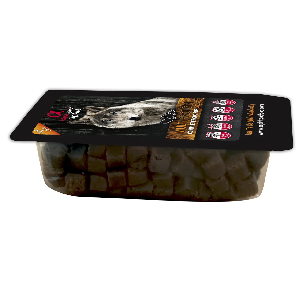 ALPHA Spirit MULTIPROTEIN 9kg (45x200g) półwilgotna miękka karma w tackach