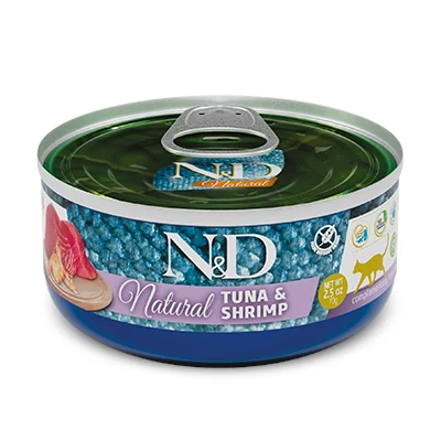 ND Natural 80g Tuna Shrimp Cat