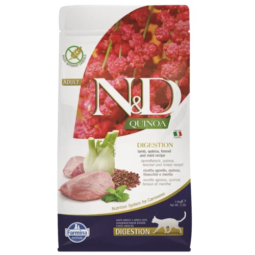 ND Quinoa Digestion Lamb Fennel 1,5kg Adult CAT Farmina jagnięcina