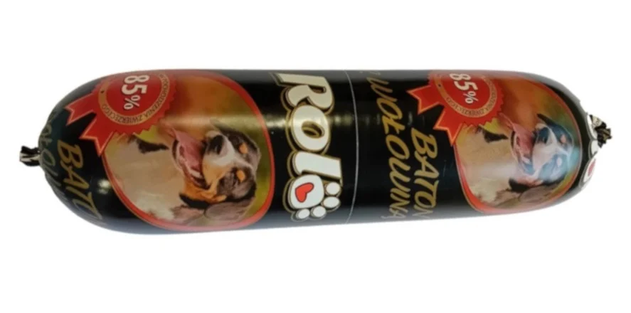 rolo-900g-wołowina ROLO Kiełbasa Baton z wołowiną 900g