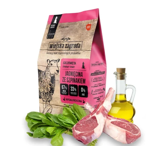 Wiejska Zagroda Jagnięcina SZPINAK 2kg dla szczeniąt