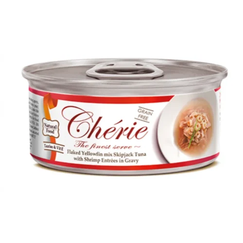 PETTRIC Kot Miks Tuńczyka z Krewetkami w Sosie 80g