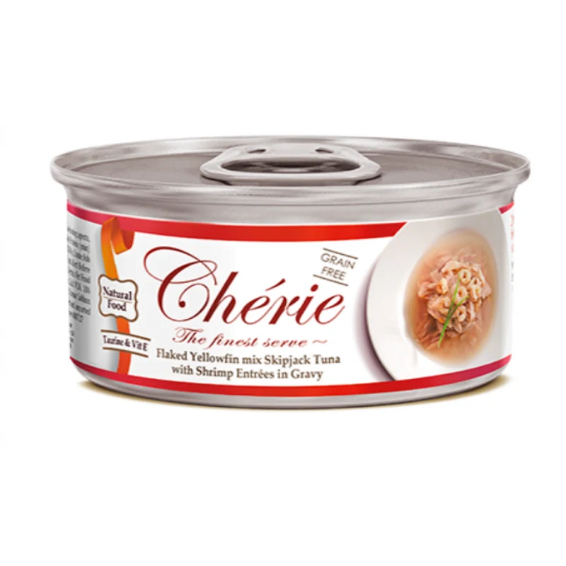 PETTRIC Kot Miks Tuńczyka z Krewetkami w Sosie 80g