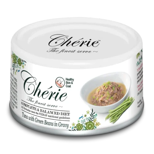 PETTRIC Kot Tuńczyk z Zieloną Fasolą 80g w puszce