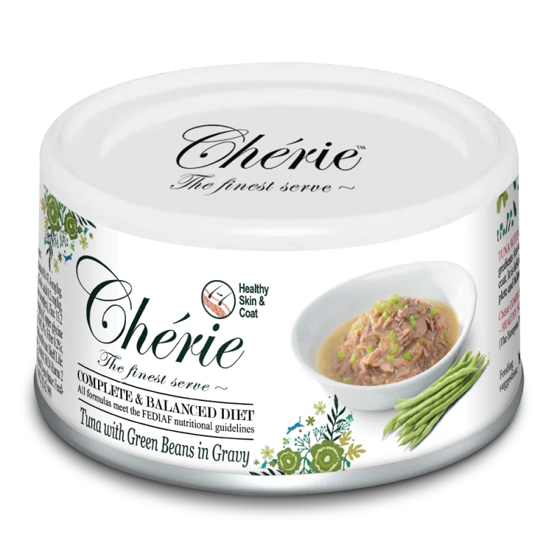 PETTRIC Kot Tuńczyk z Zieloną Fasolą 80g w puszce