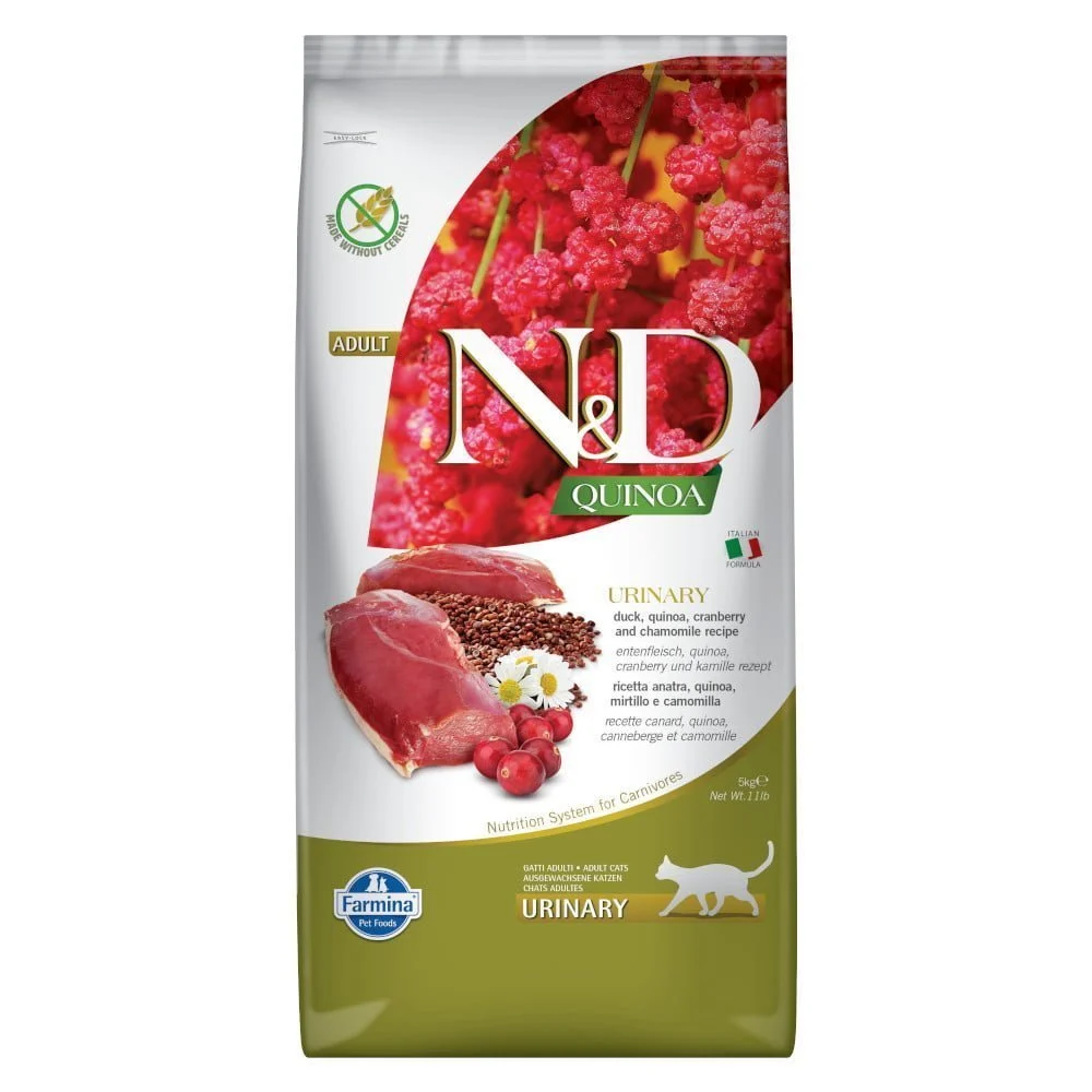ND QUINOA URINARY DUCK 5kg Adult CAT Farmina Kaczka