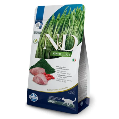 ND Spirulina Lamb 1,5kg Adult Cat FARMINA