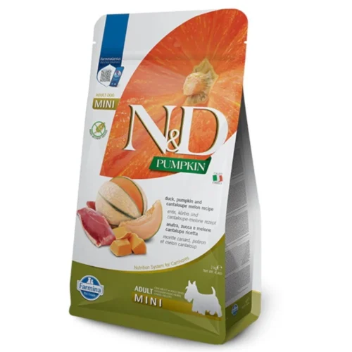 ND Pumpkin Duck Cantaloupe Melon 2kg Mini Adult Kaczka Dynia