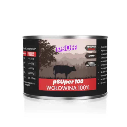 psUff pSUper100 Wołowina 410g