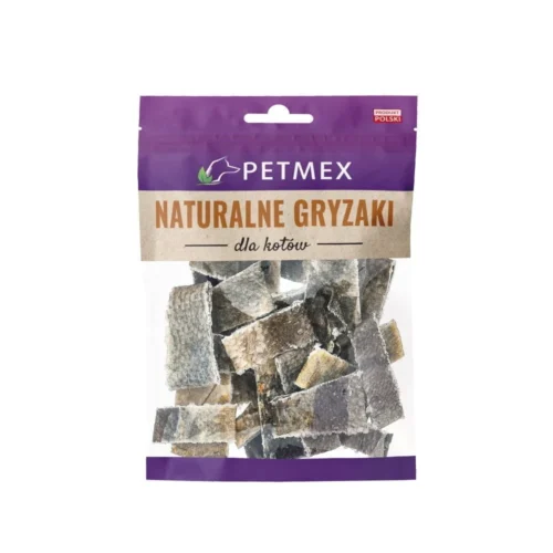 PETMEX Skóra Dorsza Paseczki 40g Gryzak dla kota