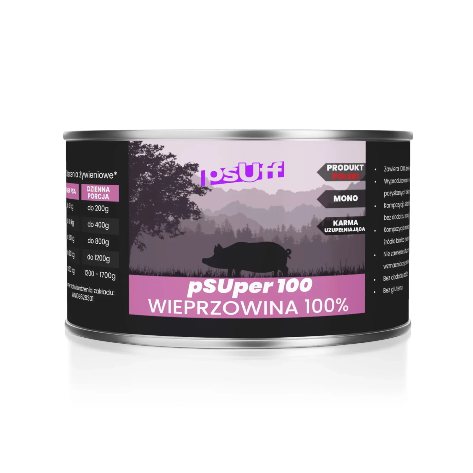psUff pSUper100 Wieprzowina 410g