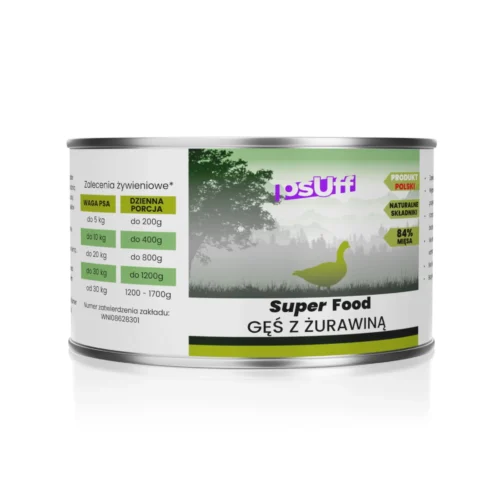 psUff Super Food Gęś z żurawiną 410g