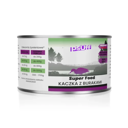 psUff Super Food Kaczka z burakami 410g