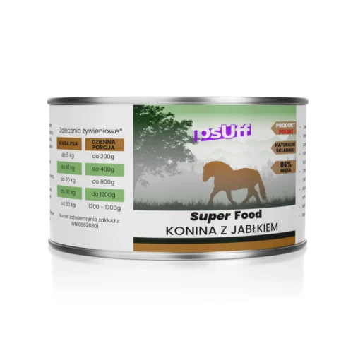 psUff Super Food Konina z jabłkiem 410g
