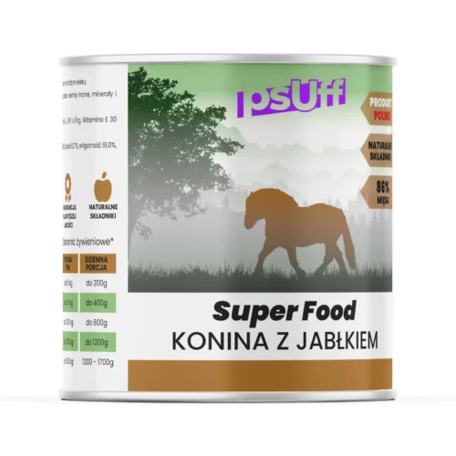 psUff Super Food Konina z jabłkiem 850g