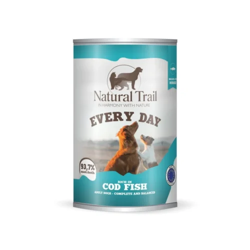 NATURAL TRAIL Every Day Bogata w dorsza 400g karma w puszce dla psów