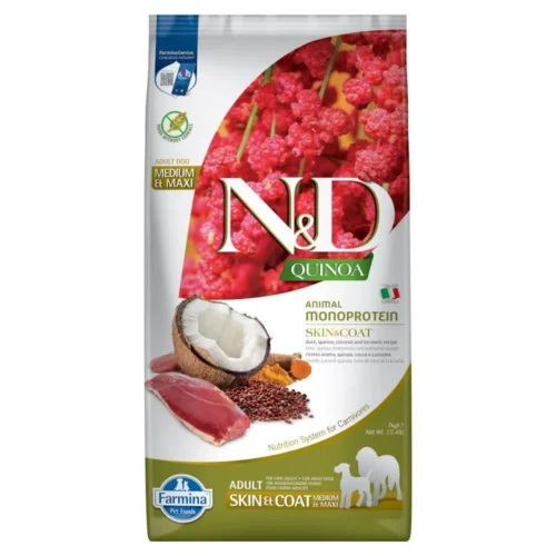 ND Quinoa Skin Coat Adult Duck 7kg Kaczka Medium Maxi