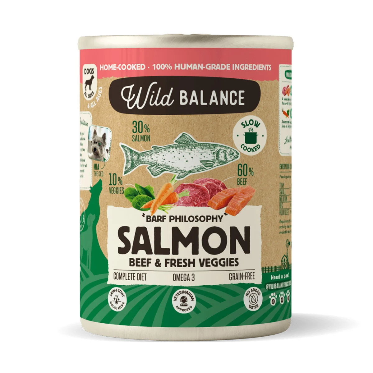 Pan Mięsko Dental & Senior M 3kg + 400g Wild Balance Salmon Beef