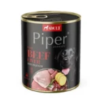 piper animals wołowina z wątróbką mokra karma 800g
