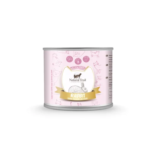 Natural Trail Cat Monoprotein Rabbit 185g z Królikiem dla Kotów