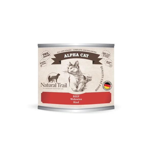 Natural Trail Alpha Cat 200g Mokra Karma dla Kotów