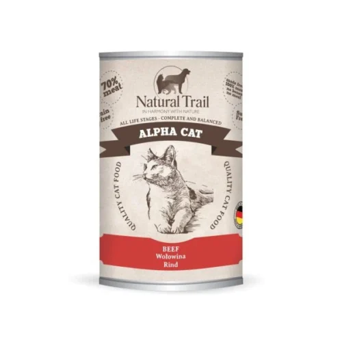 Natural Trail Alpha Cat 400g Mokra Karma dla Kotów