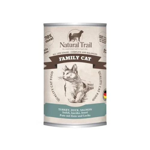 Natural Trail Family Cat 400g Mokra Karma dla Kotów
