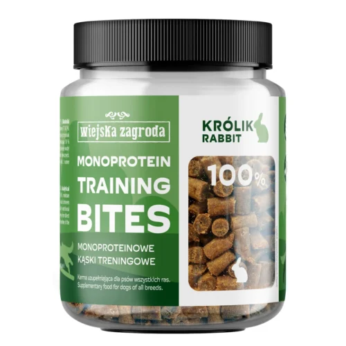Wiejska Zagroda Treningowe Kąski Monoproteinowe Królik 150g Przysmak dla psa