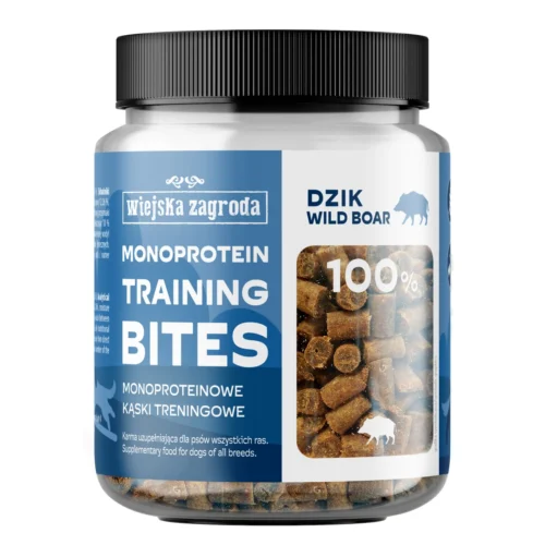 Wiejska Zagroda Treningowe Kąski Monoproteinowe Dzik 150g Przysmak dla psa