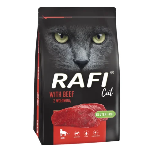 Rafi with Beef 7kg Sucha Karma z Wołowiną dla Kota