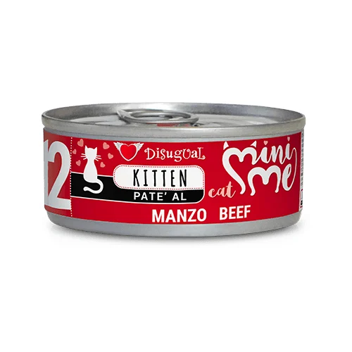 Disugual MINI-ME 12 Wołowina 85g Karma mokra dla kociąt