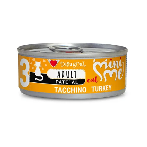 Disugual MINI-ME 03 Indyk 85g Karma mokra dla kota (dorosły)