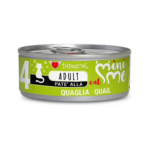 Disugual MINI-ME 04 Przepiórka 85g Karma mokra dla kota (dorosły)