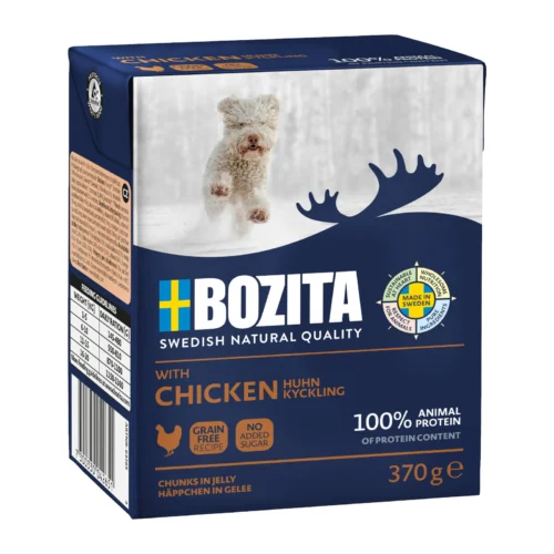 Bozita Kawałki w Galaretce z Kurczakiem 370g dla Psów
