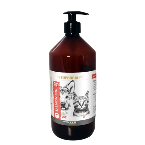 EUPHORIA Olej z łososia dla psa i kota Salmon Oil 1l (1000 ml)