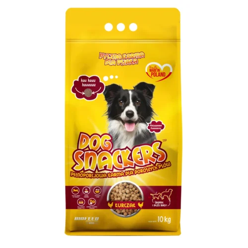 Dog Snackers z kurczakiem (średnie i duże rasy) 10kg Karma dla psa