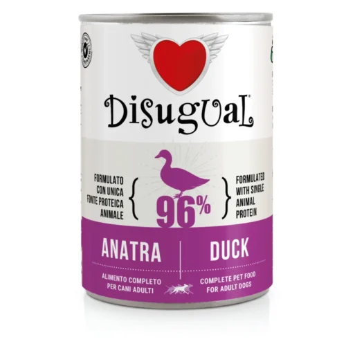 Disugual Monobiałkowa Kaczka 400g Karma mokra dla psa
