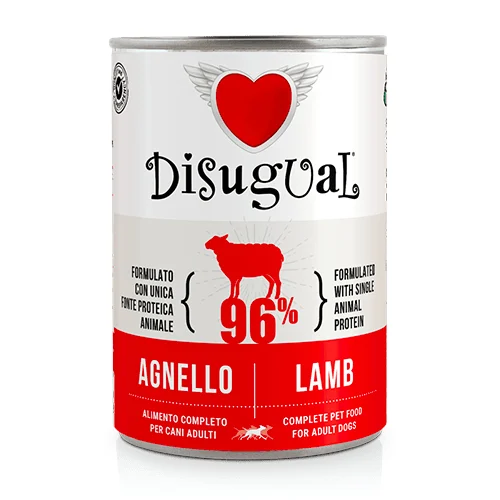 Disugual Monobiałkowa Jagnięcina 400g Karma mokra dla psa