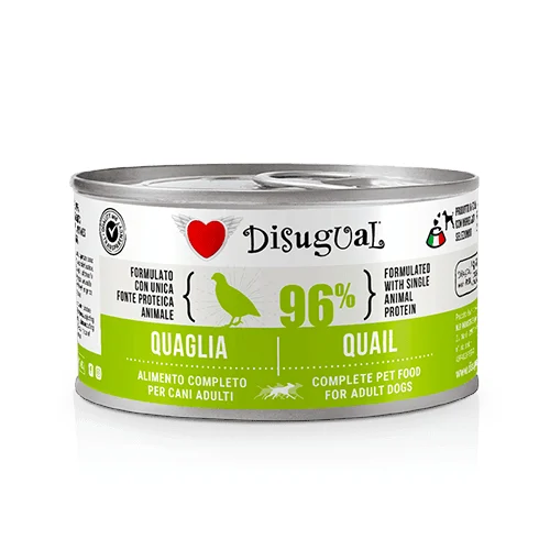 Disugual Monobiałkowa Przepiórka 150g Karma mokra dla psa