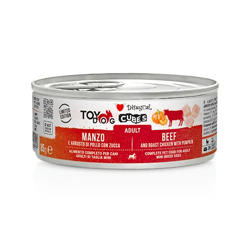 Disugual Cubes Wołowina z kurczakiem i dynią (dorosły) 85g