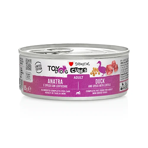 Disugual Cubes Kaczka z soczewicą (dorosły) 85g