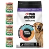 Pan Mięsko Dental & Senior M 9kg + 4x 400g Wild Balance Salmon Beef
