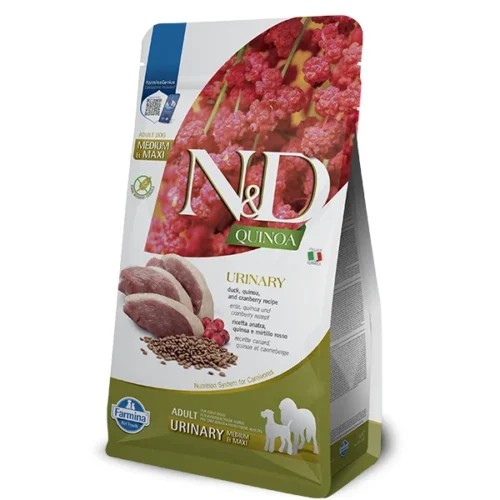 N&D Quinoa Urinary Duck 7kg Kaczka Medium Maxi Adult
