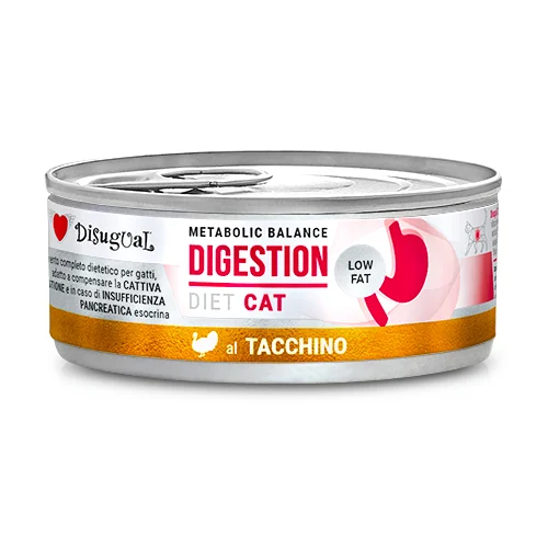 Disugual Karma mokra dla kota Weterynaryjna DIGESTION Indyk (dorosły) 85g