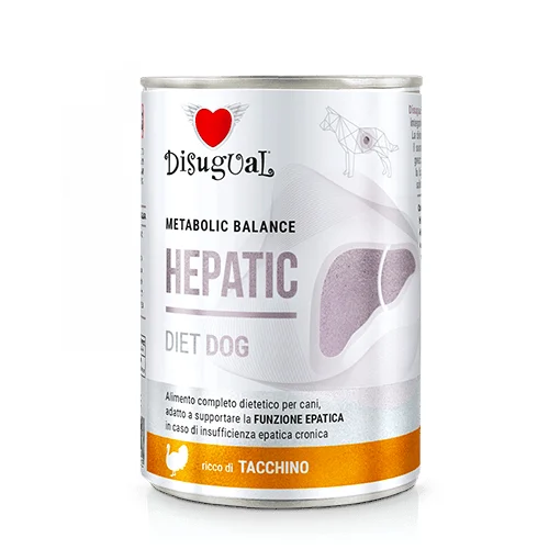 Disugual Karma mokra dla psa Weterynaryjna HEPATIC Indyk (dorosły) 400g