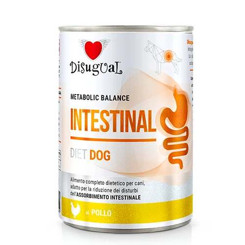 Disugual Karma mokra dla psa Weterynaryjna INTESTINAL Kurczak (dorosły) 400g
