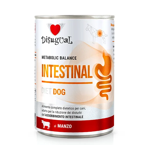 Disugual Karma mokra dla psa Weterynaryjna INTESTINAL Wołowina (dorosły) 400g