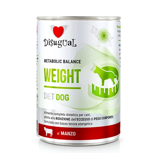 Disugual Karma mokra dla psa Weterynaryjna WEIGHT Wołowina (dorosły) 400g